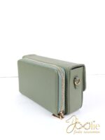 کیف دوشی همراه با جاکارتی زنانه وارداتی مدل KINGSTONE کد K3209 - Image 16