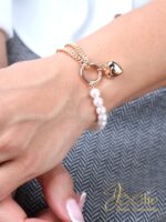 دستبند طلا مروارید زنانه ژوپینگ | Xuping کد B2230