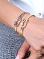 دستبند | بنگل زنانه Bvlgari باگت کد B2233 - Image 4